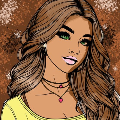 detailed realistic girl