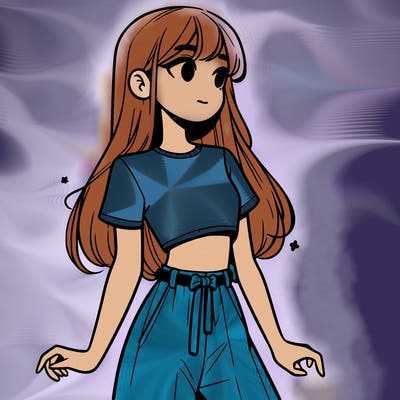 girl in a cute crop top