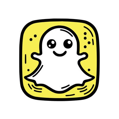 regular snapchat logo