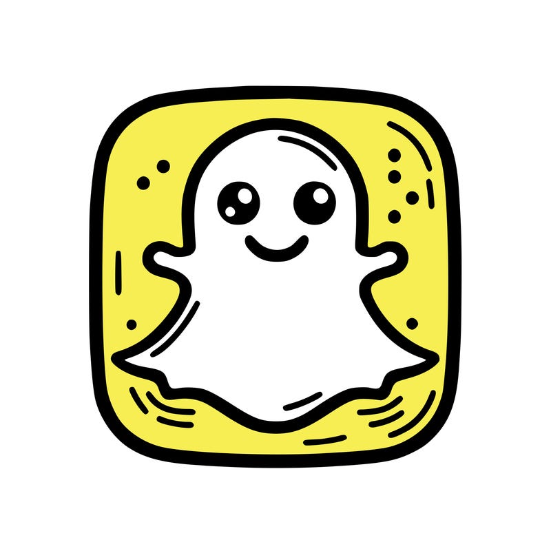 regular snapchat logo