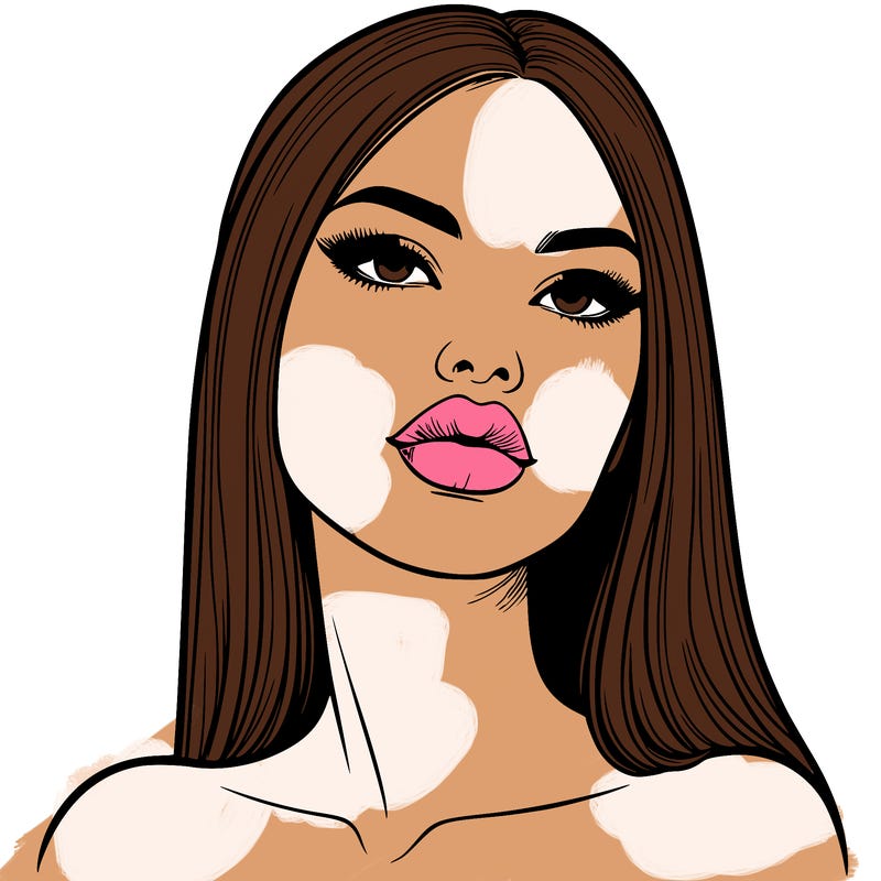 realistic woman with full lips