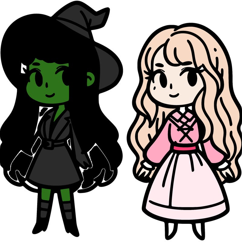elphaba and glinda