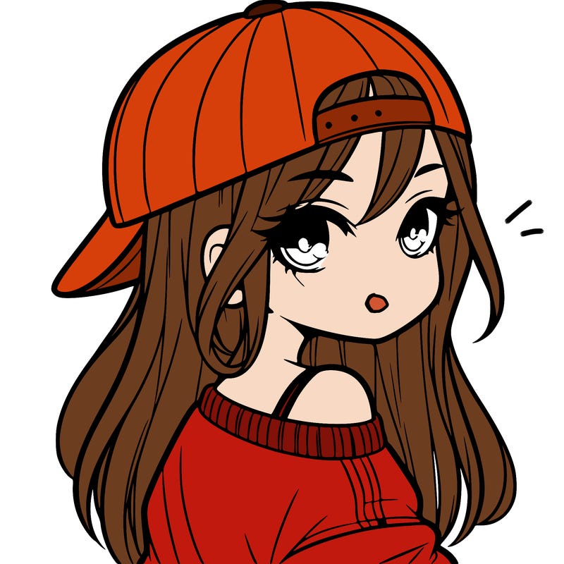 girl with a backward hat on