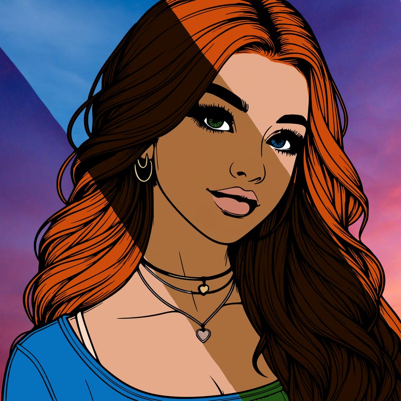 detailed realistic girl