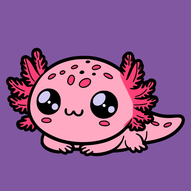 cute axolotl