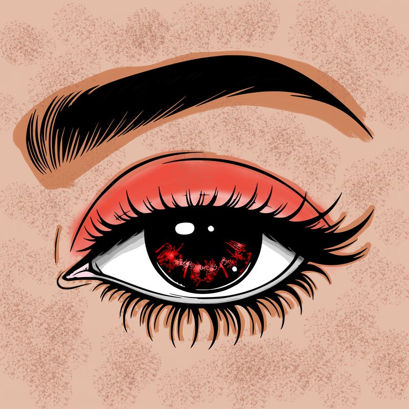 eye closed realistic