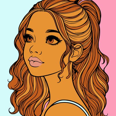 beautiful realistic girl