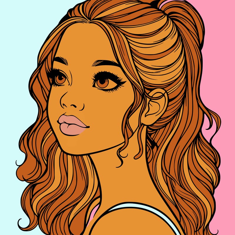 beautiful realistic girl