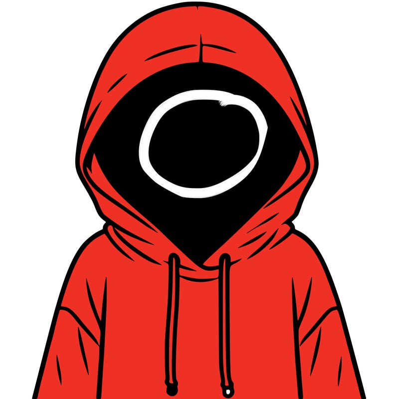 faceless girl in hoodie