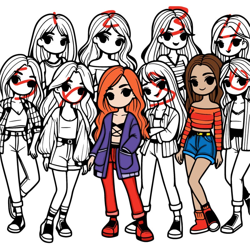 group of girls