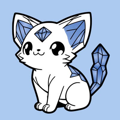 crystal kitten