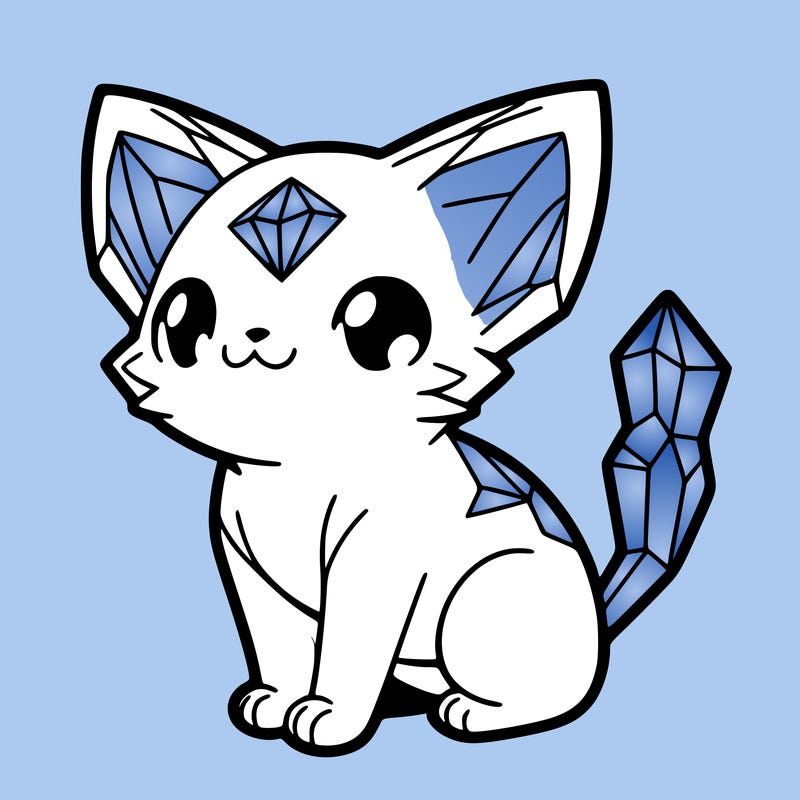 crystal kitten