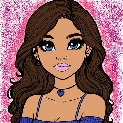 realistic pretty girl