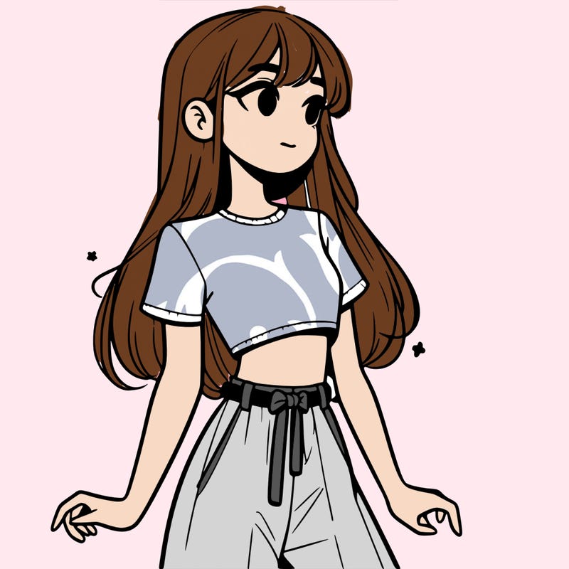 girl in a cute crop top