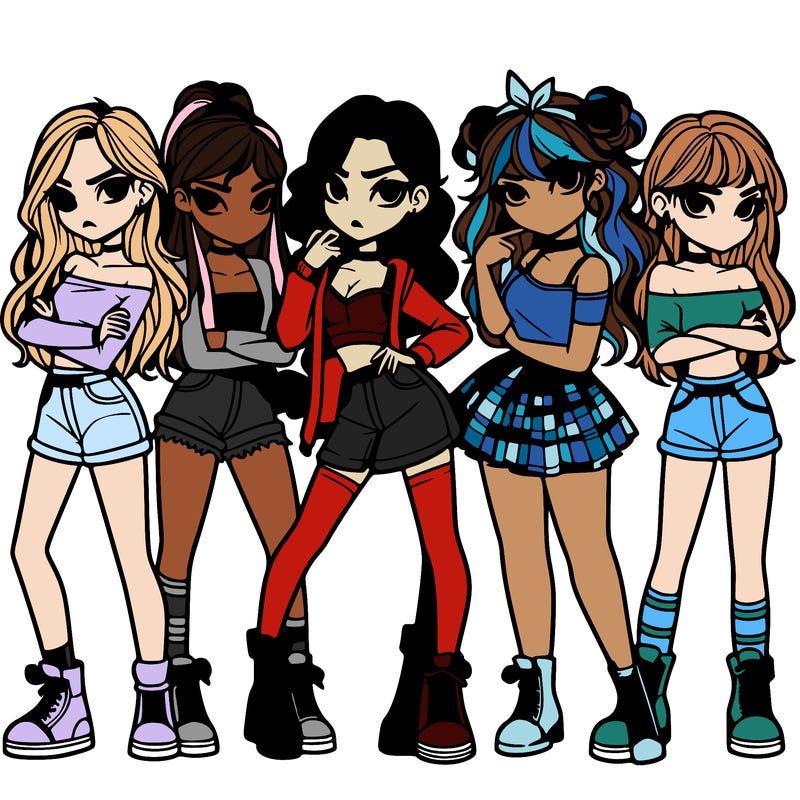 realistic baddie girls