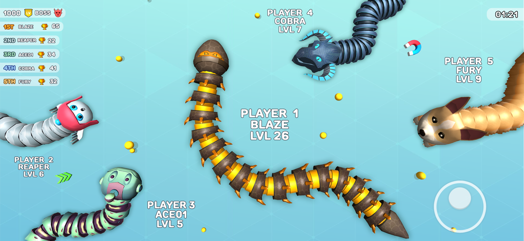 Tangled Worms Clash - Games App | MWM