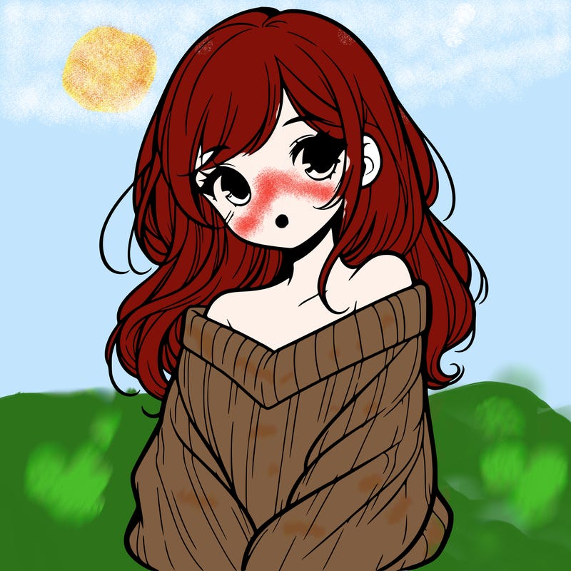 shy pretty girl wearing a sweater that is falling off one shoulder portrait