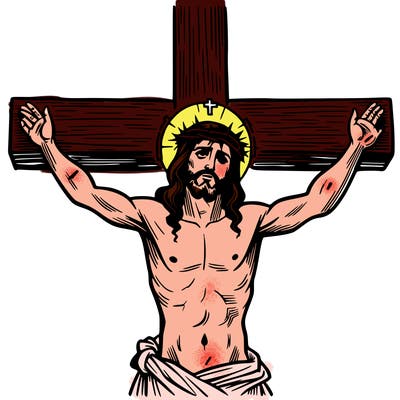 jesus on the cross