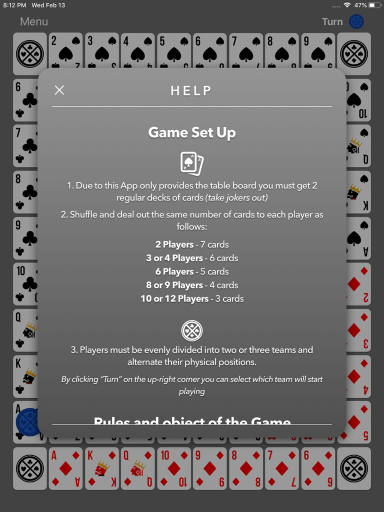 Sequence Table Board - Games App | MWM