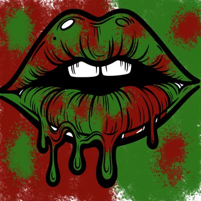 lips that look realistic and drip