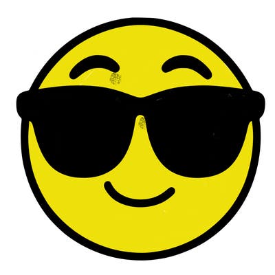emoji with sunglasses