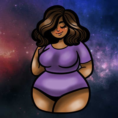 curvy woman