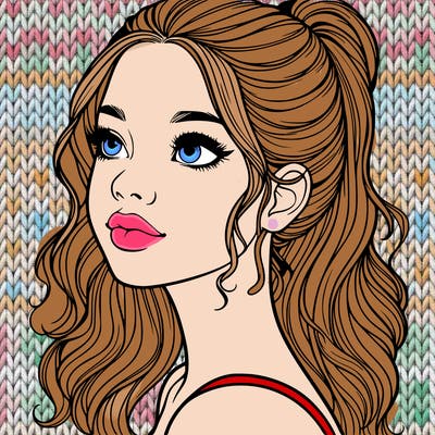 beautiful realistic girl