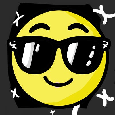 emoji with sunglasses