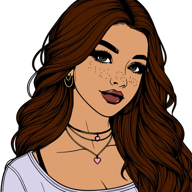 detailed realistic girl