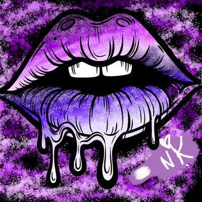 lips that look realistic and drip