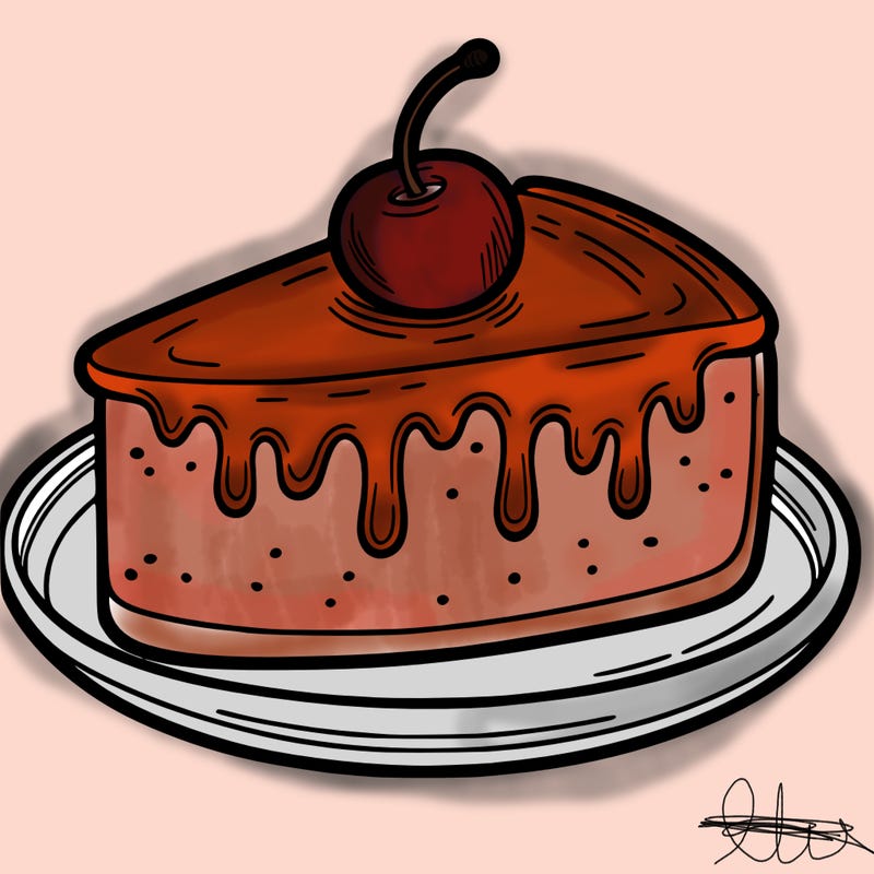 a cheesecake