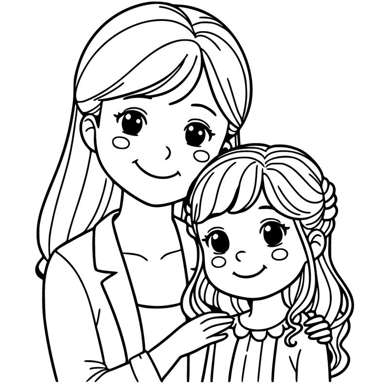 aunt and granddaughter picture for mother’s day