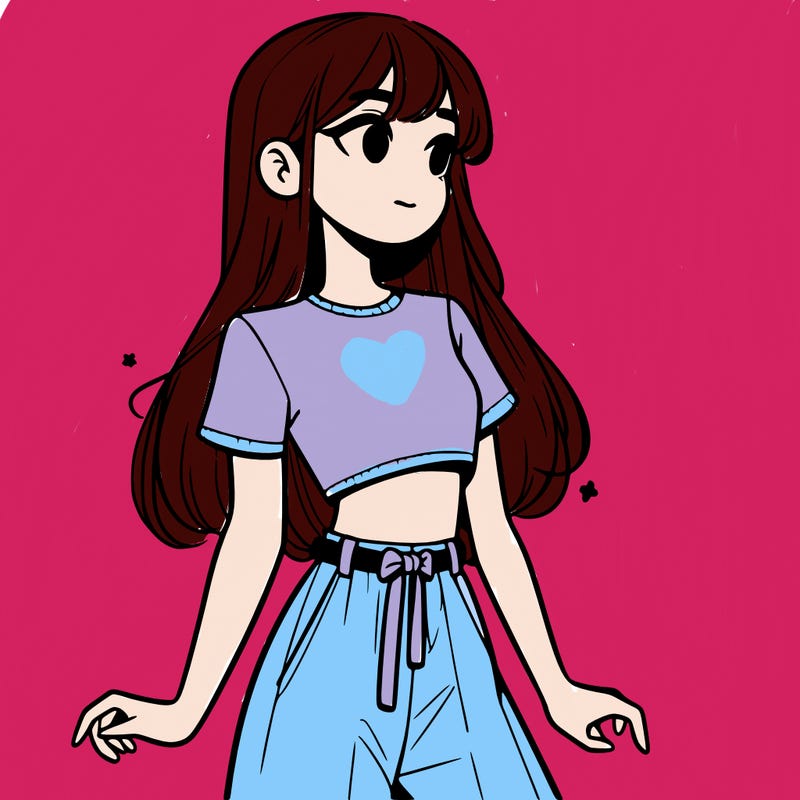 girl in a cute crop top