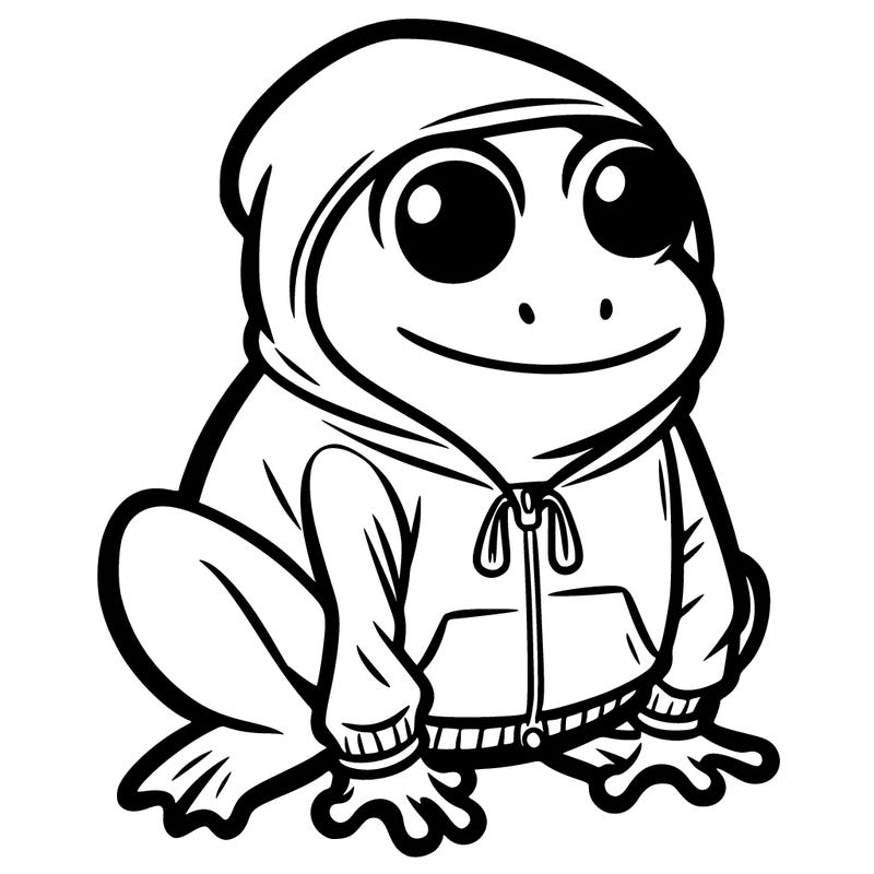 frog hoody