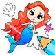 Mermaid Coloring Games Kids 0+