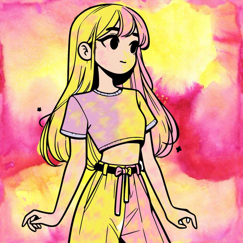 girl in a cute crop top