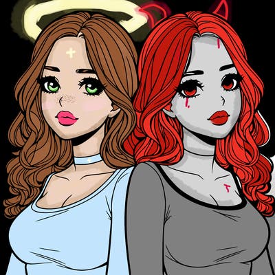 realistic twin sisters