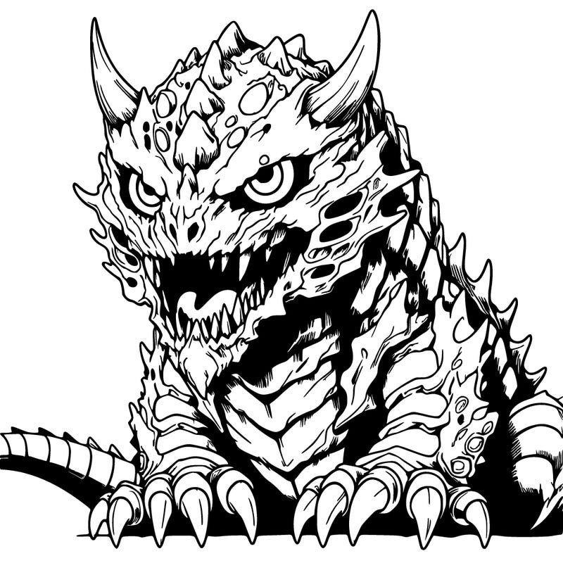 realistic monster anime