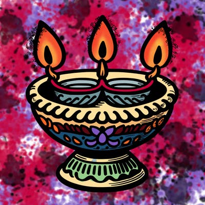 dip lamps for diwali