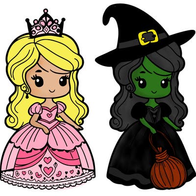 princess as a witch