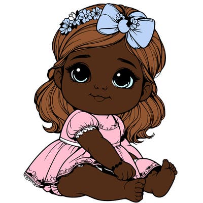 realistic baby girl