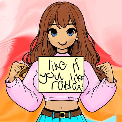 girl holding a blank sign in a long sleeve crop top