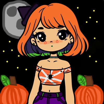 girl in a cute crop top