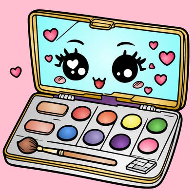 makeup pallet