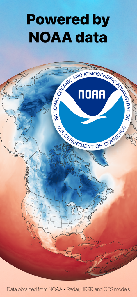Widget de Radar Meteorológico impulsado por datos de la NOAA