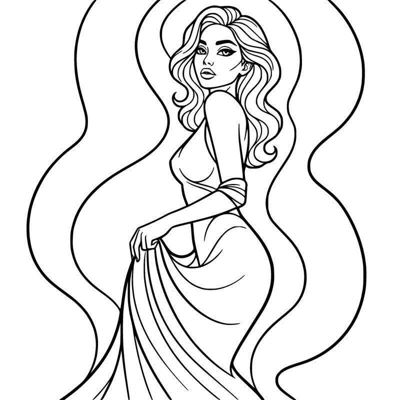 oustanding biologically perfect women posing  gorgeous  pose outlining face