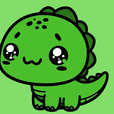kawaii dino
