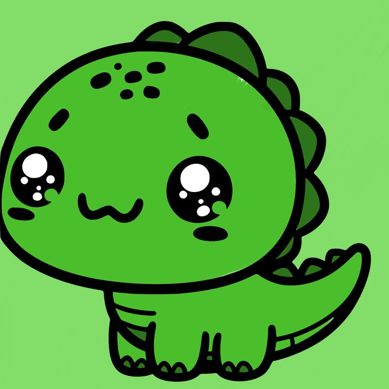 kawaii dino