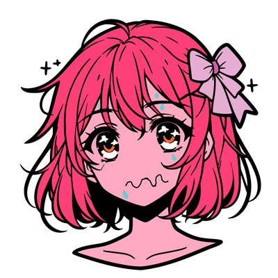 anime girl face