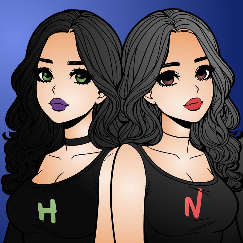 realistic twin sisters